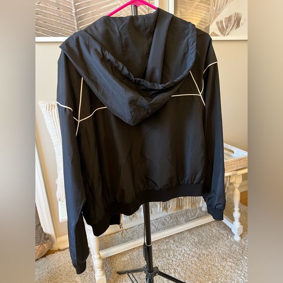 Forever 21 Black Rain Jacket - Picture 2 of 3